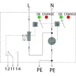 Weidmüller VPU AC I 1+1 R 300/12.5 LH túlfeszültség-levezető (cserélhető betétes), telekommunikációs érintkezővel, Single-phase, TN, TT, IT, N-nel, IT, N nélkül ( Weidmüller 2983530000 )