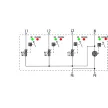 Weidmüller VPU AC I 3+1 300/12.5 LH túlfeszültség-levezető (cserélhető betétes), TN-C, TN-S, TT, IT, N-nel, IT, N nélkül ( Weidmüller 2983580000 )