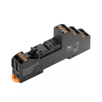   Weidmüller 7760056365 SDI 2CO P, Relé talp 2 váltóérintkező , 8A folytonos áram, push in aktuátorral (D-Series)