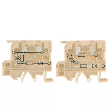   Weidmüller 8148910000 KDKS1/EN LD 230VAC jelzőfénnyel SAK sorozat, Biztosítós sorkapcsok, Névleges keresztmetszet: 4 mm2;, Csavaros csatlakozás, Közvetlen rögzítés