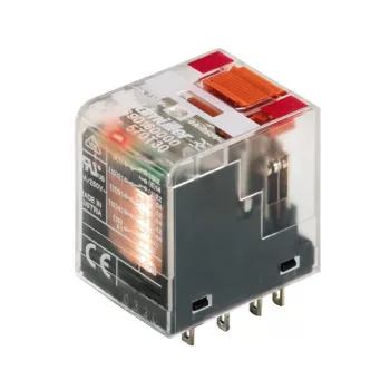   Weidmüller 8690160000 RCM570T30, Relémodul 4 váltóérintkező (CO) AgNi 90/10, vizsgálógombbal, 230V AC vezérlőfeszültség, 6A folytonos áram, dugaszolható csatlakozás (Riderseries)
