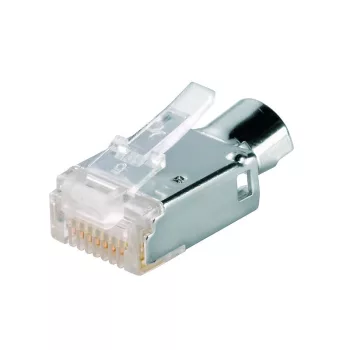   Weidmüller 8813100000 IE-P RJ45 dugó, Vezetéktörés elleni védelem nélkül ; 5,5 - 7,1 mm, Cat.6<sub>A</sub> / E osztály<sub>A</sub> (ISO/IEC 11801 2010), IP20