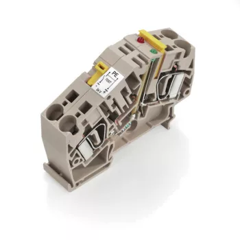   Weidmüller 8817920000 ZTR 6-2 E / 24V DC Mérő-bontó sorkapocs, Húzórugós csatlakozás, 6 mm2;, 24 V, 20 A, Csuklós, Sötétbézs ( WEIDMÜLLER 8817920000 )