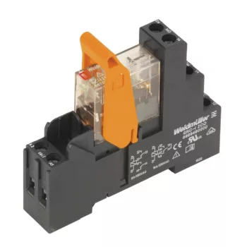   Weidmüller 8871020000 RCIKIT 230VAC 1CO LED RIDERSERIES RCI, Relék, Érintkezők száma: 1 Váltóérintkező AgNi 90/10, Névleges vezérlőfeszültség: 230 V AC, Folytonos áram: 16 A<sup>(1</sup>, Csavaros csatlakozás
