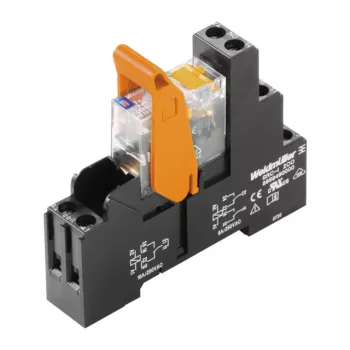   Weidmüller 8881580000 RCIKIT 24VDC 1CO LD/PB RIDERSERIES RCI, Relék, Érintkezők száma: 1 Váltóérintkező vizsgálógombbal AgNi 90/10, Névleges vezérlőfeszültség: 24 V DC, Folytonos áram: 16 A<sup>(1</sup>, Csavaros csatlakozás