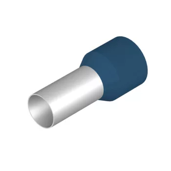   Weidmüller 9019340000 H50/36D BL Érvéghüvely, szigetelt, 26 mm, 20 mm, Kék