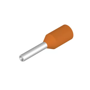   Weidmüller 9028260000 H0,5/10 ORANGE SV narancs műanyag gallérral Érvéghüvely, szigetelt, 8 mm, 6 mm, Narancssárga