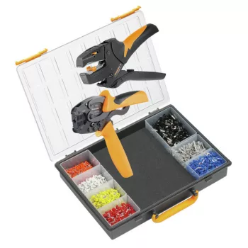   Weidmüller 9028650000 CRIMP-SET PZ 3 Krimp készlet Krimpelő szerszám készlet, Krimpelő szerszám: PZ 3, Csupaszoló szerszám: STRIPAX, Krimpelési tartomány, min.: 5, Sínkód: Weidmüller