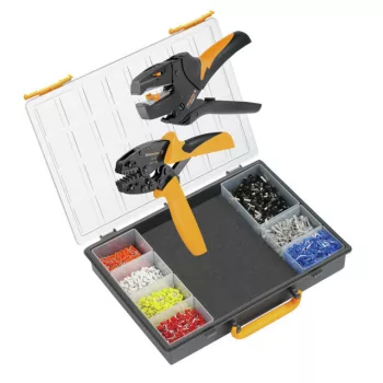   Weidmüller 9028740000 CRIMP-SET PZ 6/5 Krimp készlet Krimpelő szerszám készlet, Krimpelő szerszám: PZ 6/5, Csupaszoló szerszám: STRIPAX, Krimpelési tartomány, min.: 25, Sínkód: Weidmüller