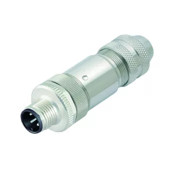   Weidmüller 9455640000 FBCon M12 4P M EMC Szabadon konfekcionálható csatlakozó, M12, tű, egyenes