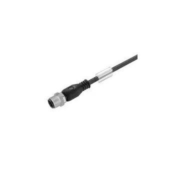   Weidmüller 9456100500 SAIL-M12G-4-5.0U Érzékelő/beavatkozó vezeték, Egyik oldalon szabad vég, M12, Pólusok száma : 4, 5 m, tű, egyenes, árnyékolt: Nem, LED: Nem, Köpeny anyaga: PUR, Halogén: Nem