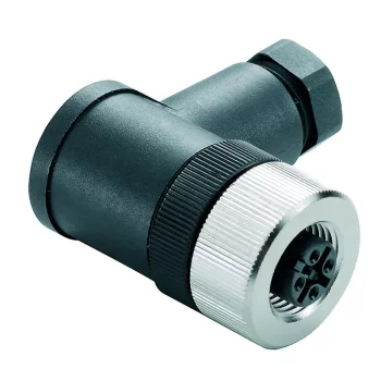   Weidmüller 9457700000 SAIBW-4/7 Szabadon konfekcionálhat hüvely, M12, Hüvely (mama) , hajlított