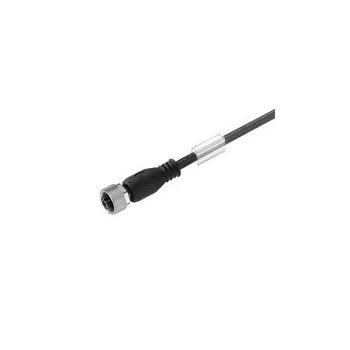   Weidmüller 9457731500 SAIL-M12BG-4-15U Érzékelő/beavatkozó vezeték, Egyik oldalon szabad vég, M12, Pólusok száma : 4, 15 m, Hüvely (mama) , egyenes, árnyékolt: Nem, LED: Nem, Köpeny anyaga: PUR, Halogén: Nem