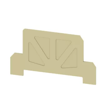   Weidmüller 9503330000 AP KDKS1 1.5 Takaró lap SAK sorozat, Véglap, 1.5 mm, Bézs, Közvetlen rögzítés