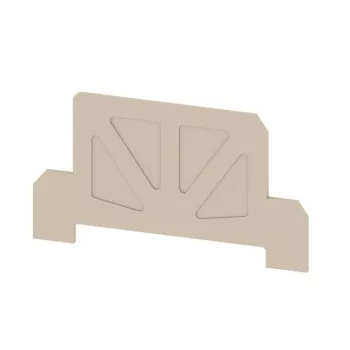   Weidmüller 9532470000 AP KDKS1 1.5 DB SAK sorozat, Véglap, 1.5 mm, Sötétbézs, Közvetlen rögzítés