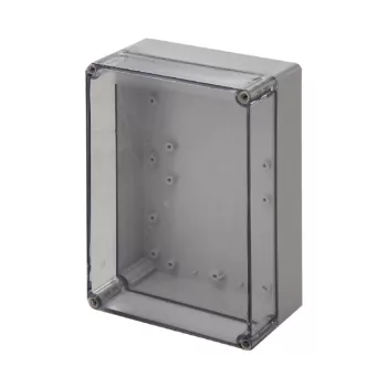  Weidmüller 9535500000 MPC 17/25/15 trsp MPC (polycarbonate empty enclosure), Üres ház, Magasság: 175 mm, Szélesség: 250 mm, Mélység: 150 mm, Anyag: Polikarbonát, Világosszürke, Áttetsző