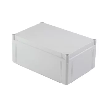   Weidmüller 9535770000 FPC 30/40/13 7035 FPC (polycarbonate empty enclosure), Üres ház, Magasság: 300 mm, Szélesség: 400 mm, Mélység: 132 mm, Anyag: Polikarbonát, Világosszürke