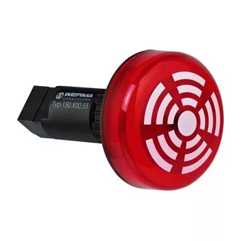 Werma 15010068 LED Buzzer EM Contin. tone 230VAC RD