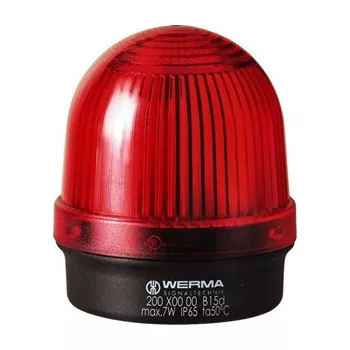 Werma 20010000 Permanent Beacon BM 12-230VAC/DC RD