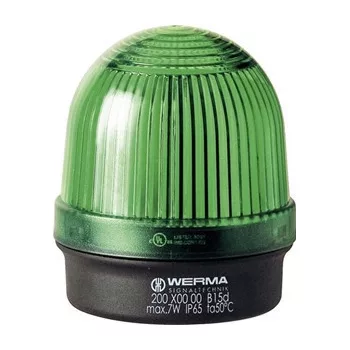 Werma 20020000 Permanent Beacon BM 12-230VAC/DC GN