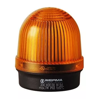 Werma 20030000 Permanent Beacon BM 12-230VAC/DC YE