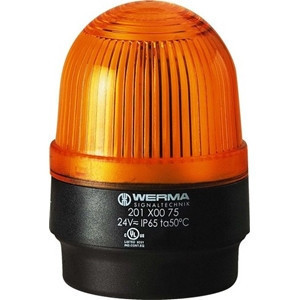 Werma 20230055 Flashing Beacon BM 24VDC YE