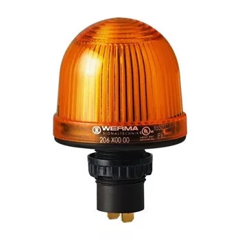 Werma 20630000 Permanent Beacon EM 12-48VAC/DC YE