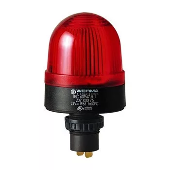 Werma 20810055 Flashing Beacon EM 24VDC RD