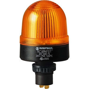 Werma 20830055 Flashing Beacon EM 24VDC YE