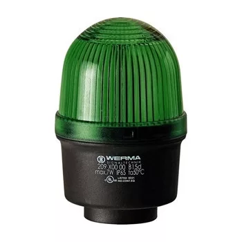 Werma 20920000 Permanent Beacon RM 12-230VAC/DC GN