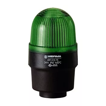 Werma 20921075 LED Perm. Beacon RM 24VAC/DC GN