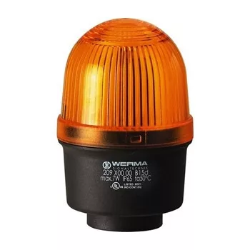 Werma 20930000 Permanent Beacon RM 12-230VAC/DC YE