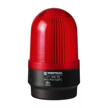 Werma 21210055 Flashing Beacon BM 24VDC RD
