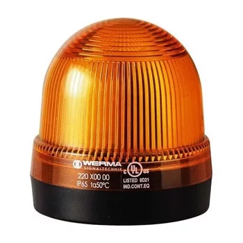 Werma 22230067 Flashing Beacon BM 115VAC YE