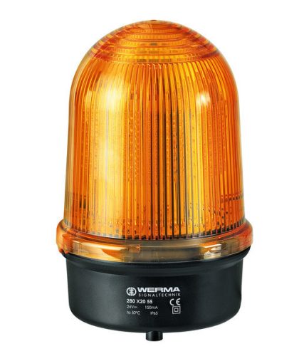 Werma 28030055 LED Perm. Beacon BM 12-50VDC YE