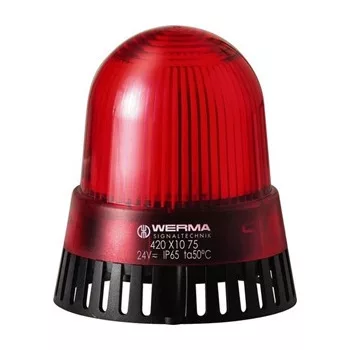 Werma 42011067 LED Buzzer BM Contin/pulse 115VAC RD