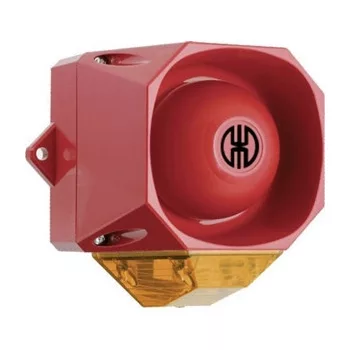 Werma 43903055 Flash/Sounder WM 32 tne 9-60VDC RD/YE