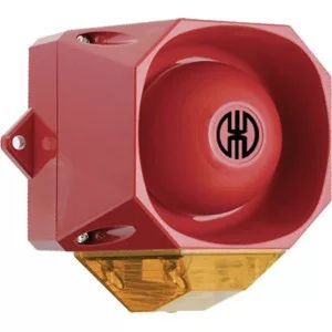 Werma 43903055 Flash/Sounder WM 32 tne 9-60VDC RD/YE