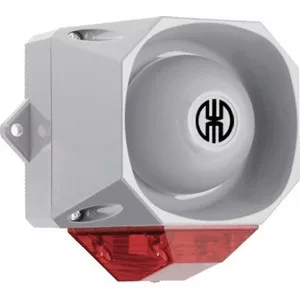 Werma 43911055 Flash/Sounder WM 32 tne 9-60VDC GY/RD