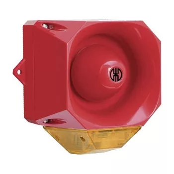 Werma 44103055 Flash/Sounder WM 32 tne 9-60VDC RD/YE