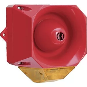 Werma 44103055 Flash/Sounder WM 32 tne 9-60VDC RD/YE
