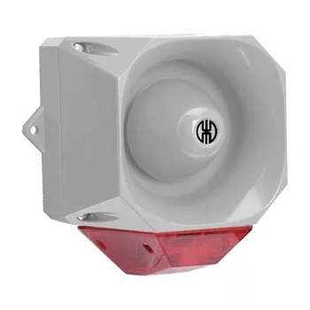 Werma 44111068 Flash/Sounder WM 32 tne 230VAC GY/RD