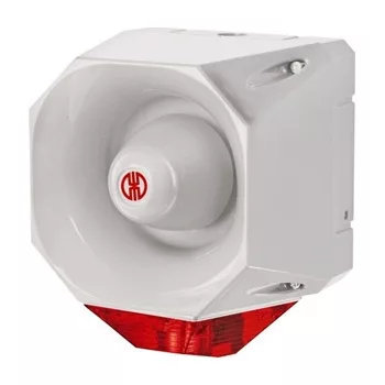 Werma 44211055 Flash/Sounder WM 42 tne 18-30VDC GY/RD