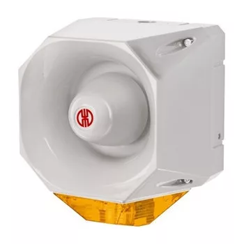 Werma 44213055 Flash/Sounder WM 42 tne 18-30VDC GY/YE
