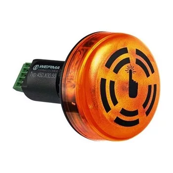 Werma 45030055 LED Buzzer EM Contin. tone 24VDC YE