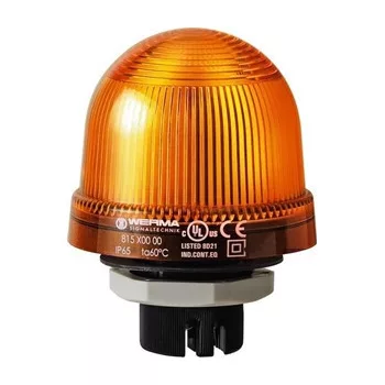 Werma 81530000 Permanent Beacon EM 12-230VAC/DC YE