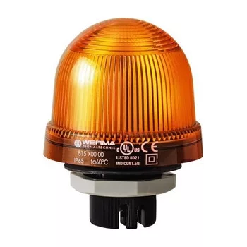 Werma 81730054 Flashing Beacon EM 12VDC YE
