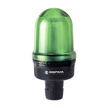 Werma 82925755 LED Perm./Blink/Rot. Beacon RM 24VDC GN