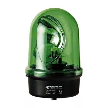 Werma 88320054 Rotating Mirror Beacon BM 12VDC GN