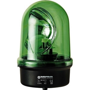 Werma 88320054 Rotating Mirror Beacon BM 12VDC GN